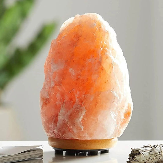 Ancient Wisdom Himalayan Salt Lamp on table