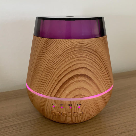 Helsinki Aroma Diffuser glowing pink