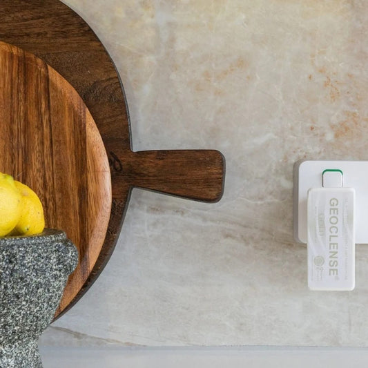 Orgone Effects Geoclense EMF Harmoniser plugged into wall