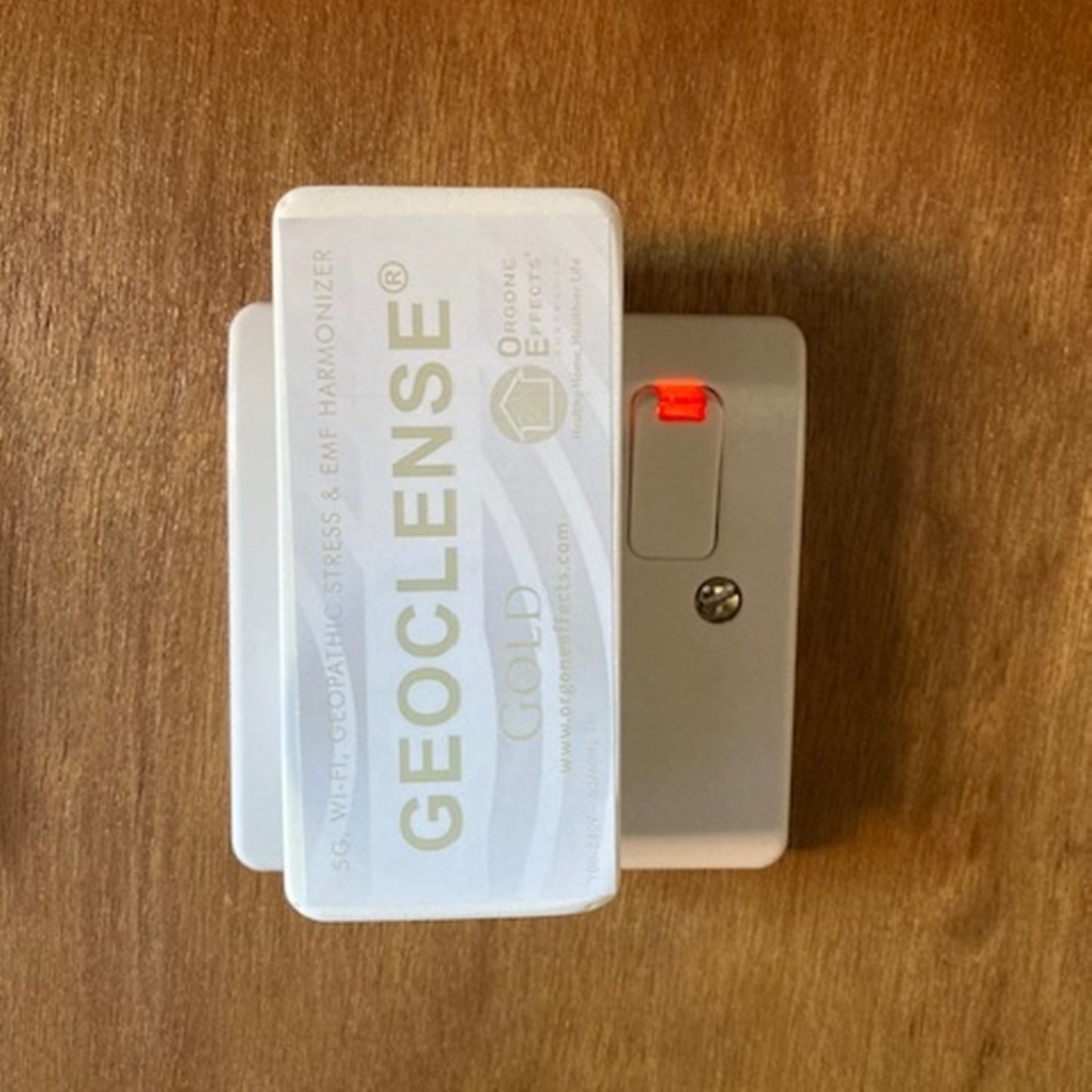 Orgone Effects Geoclense EMF Harmoniser plugged in