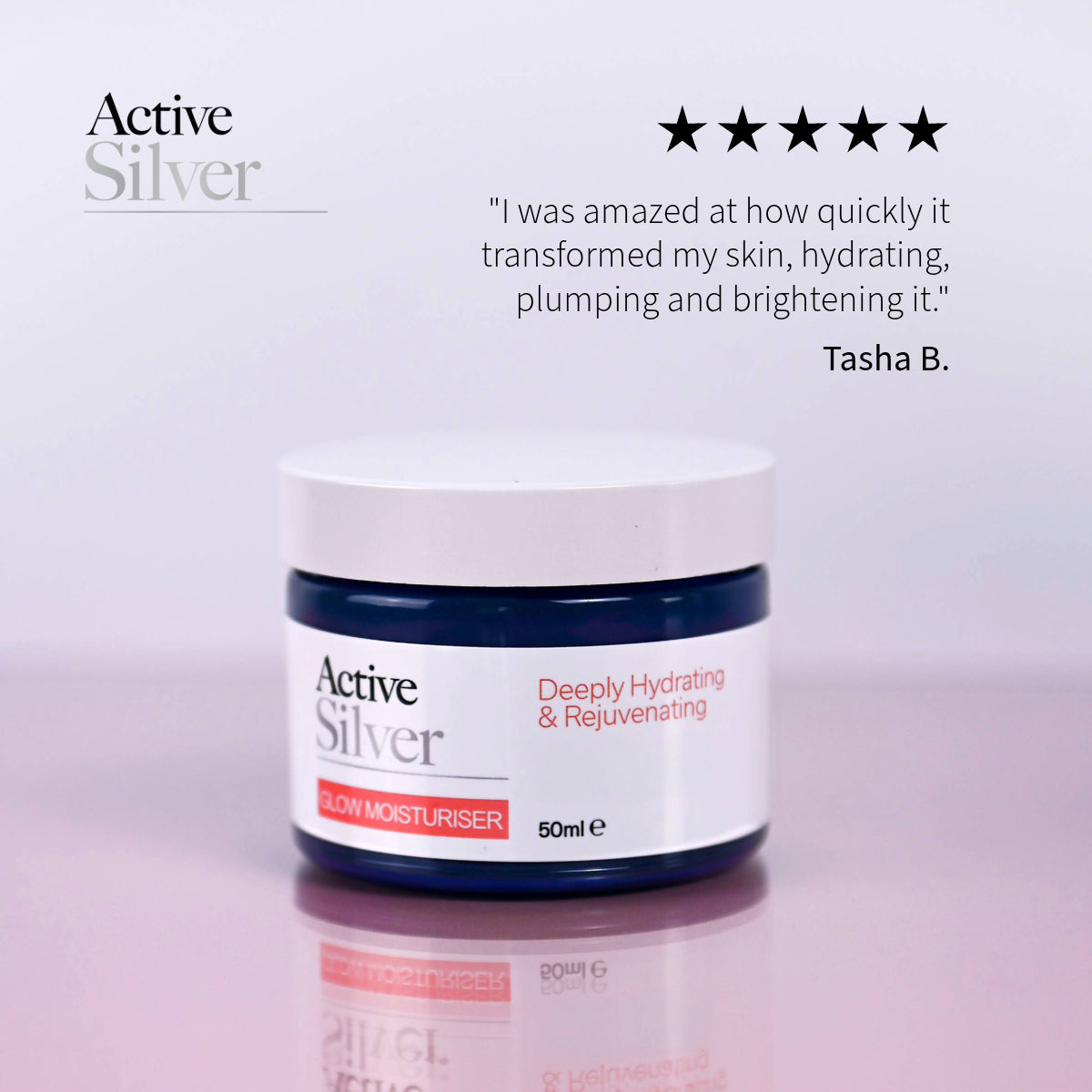 Active Silver Glow Moisturiser 50ml review