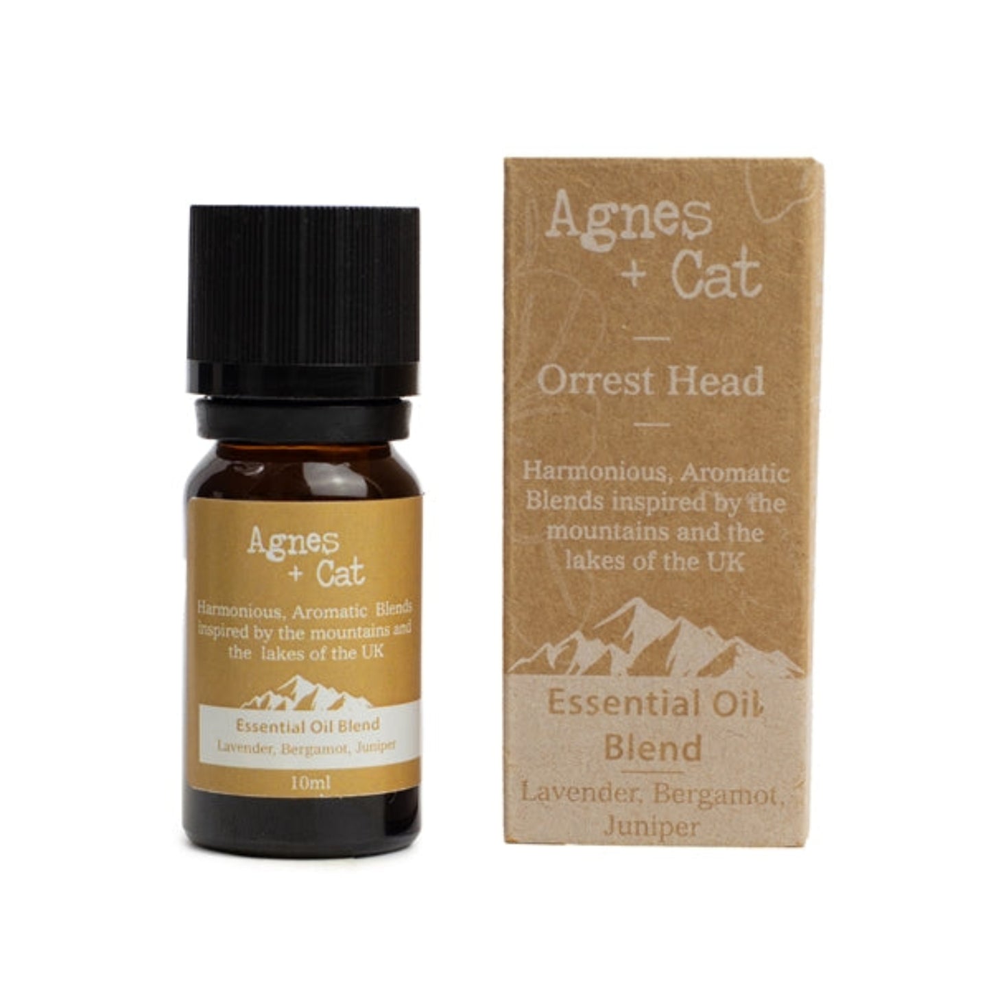 Agnes + Cat Orrest Head Essential Oil Blend 10ml with packaging