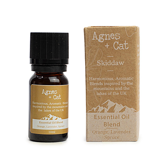 Agnes + Cat Skiddaw Essential Oil blend with packaging