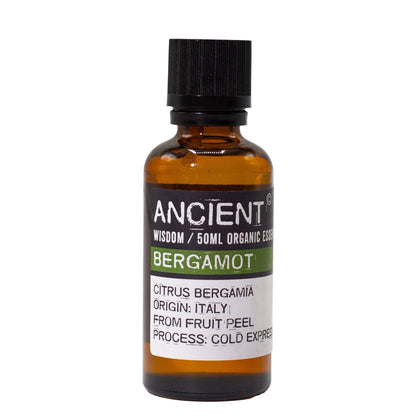 Ancient Wisdom Organic Bergamot Essential Oil 50ml