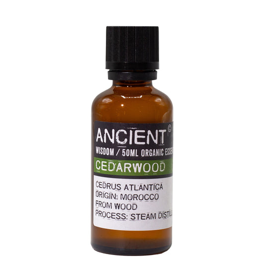 Ancient Wisdom Organic Cedarwood Essential Oil 50ml