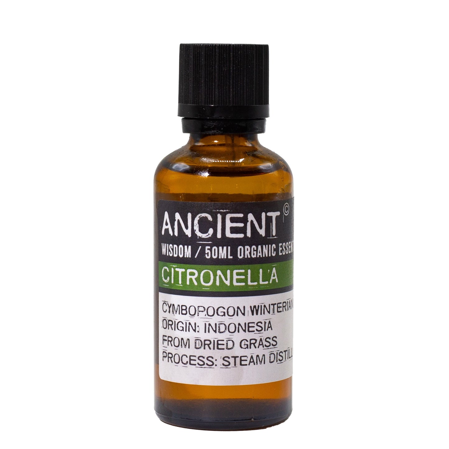 Ancient Wisdom Organic Citronella Essential Oil 50ml