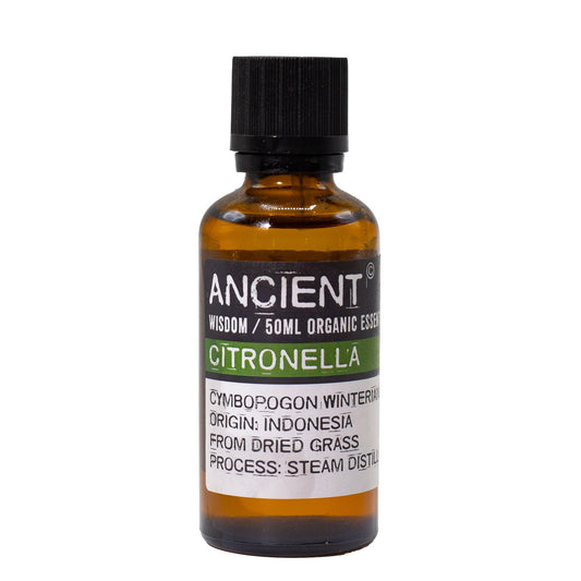Ancient Wisdom Organic Citronella Essential Oil 50ml