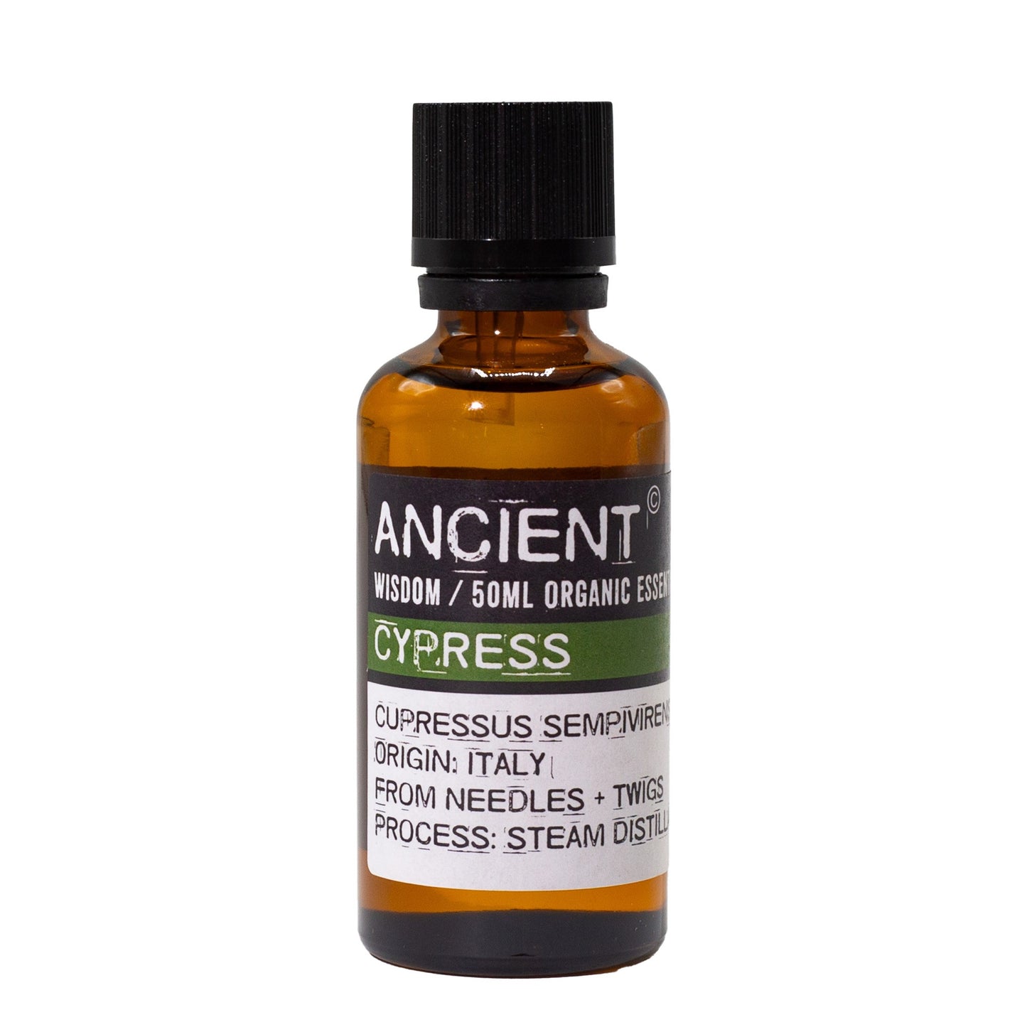 Ancient Wisdom Organic Cypress Essential Oil 50ml