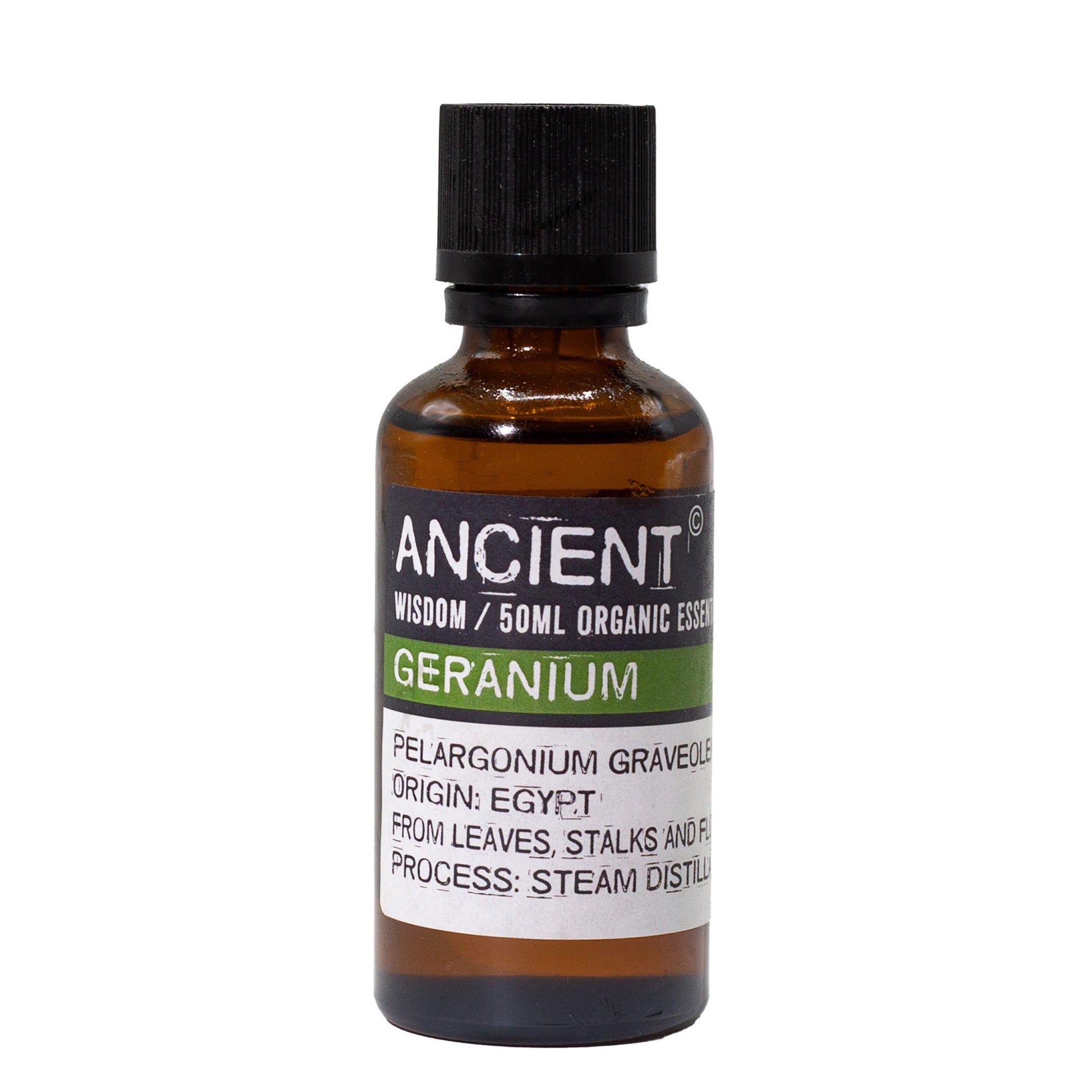 Ancient Wisdom Organic Geranium Essential Oil (50ml)
