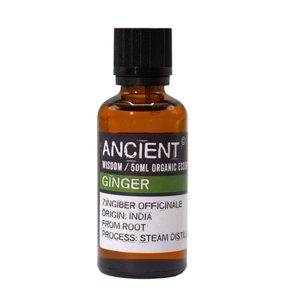 Ancient Wisdom Organic Ginger Essential Oil 50ml