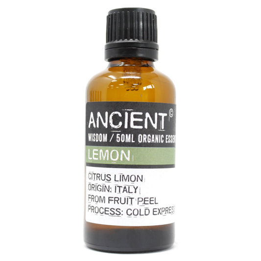 Ancient Wisdom Organic Lemon Essential Oil 50ml