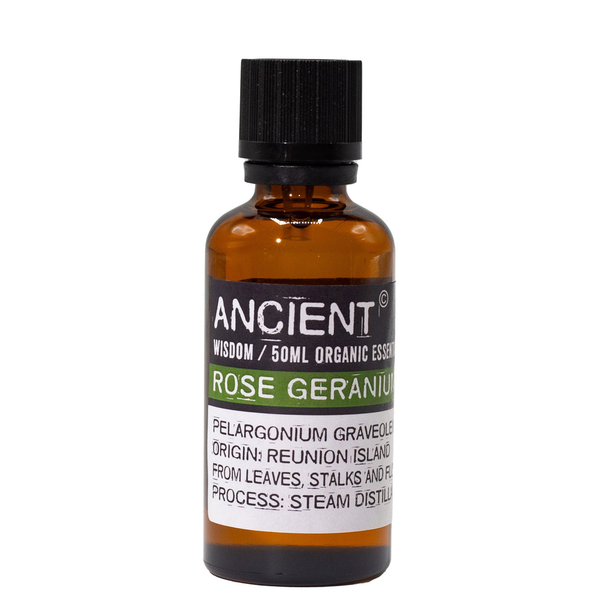 Ancient Wisdom Organic Rose Geranium Essential Oil 50ml