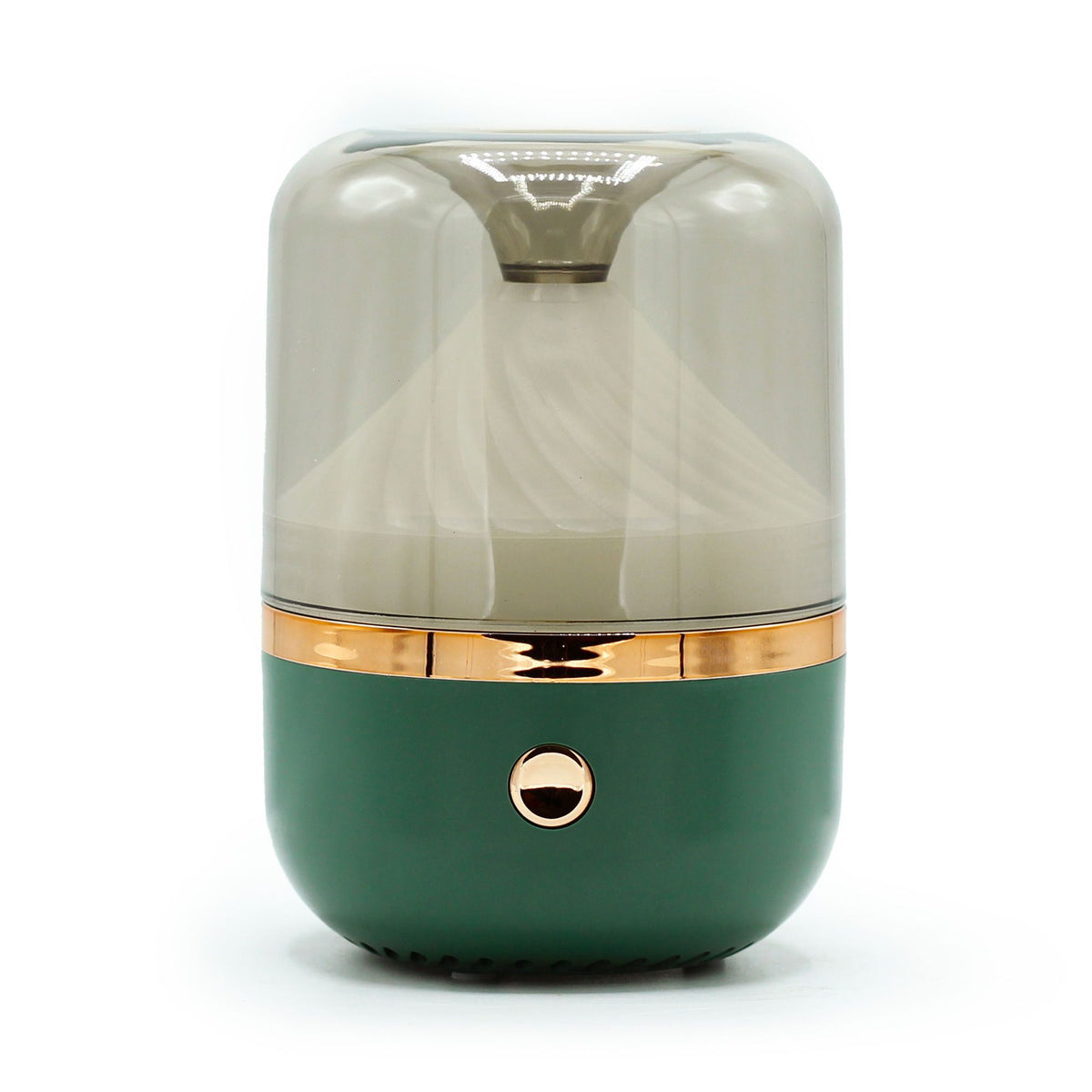 Aroma diffuser and humidifier USB green and bronze