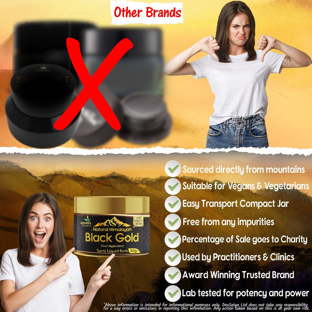 Black gold advantages over other brands