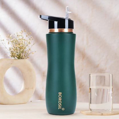 Borosil sipper copper water bottle 750ml