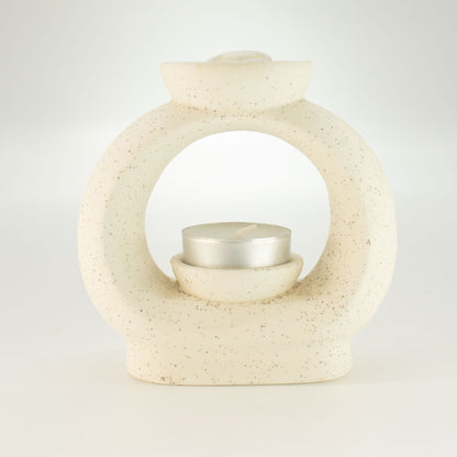 Ceramic Zen Oil Burner with tea light