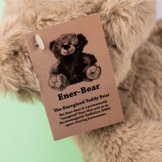 Label on Ener Bear EMF Harmoniser for children