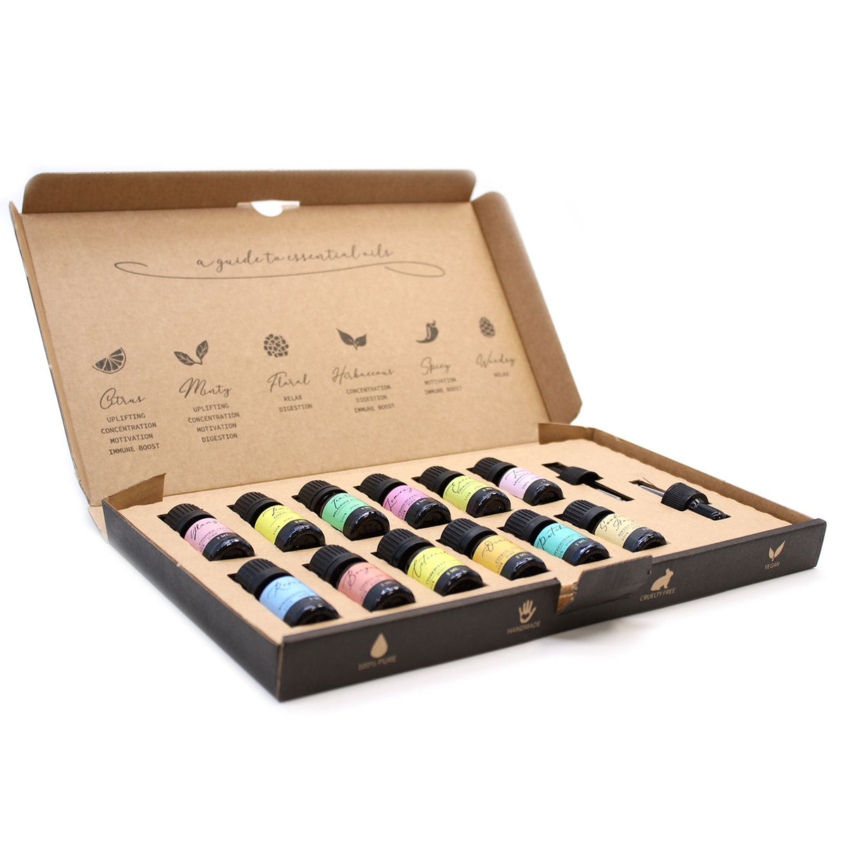 Aromatherapy Essential Oil Set - Top 12