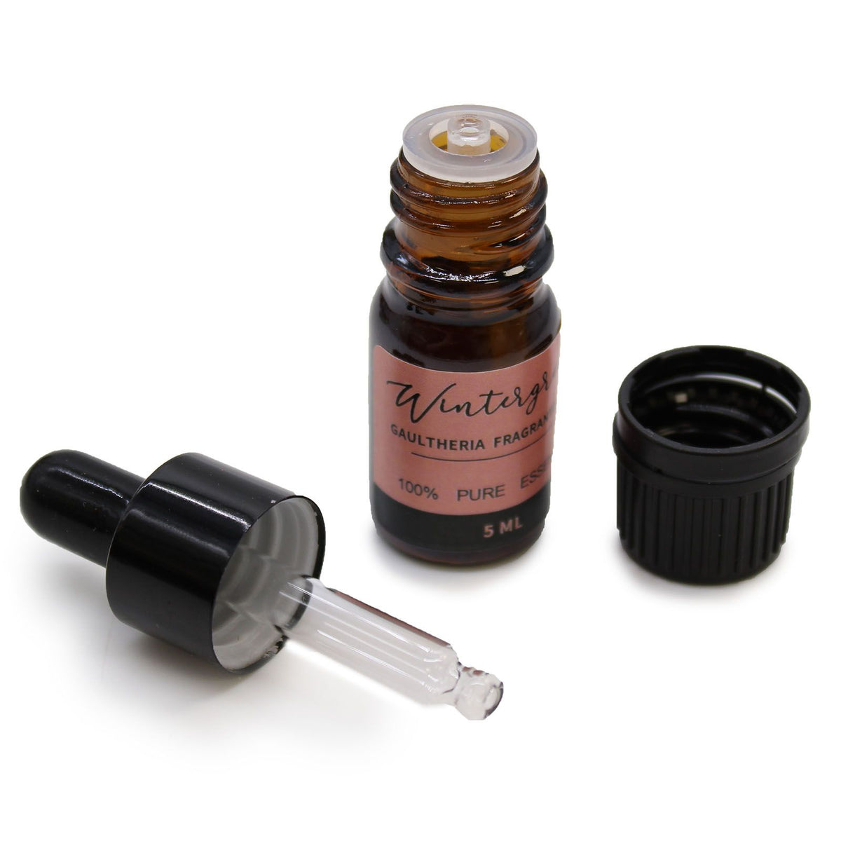 5ml wintergreen essential oil with dropper