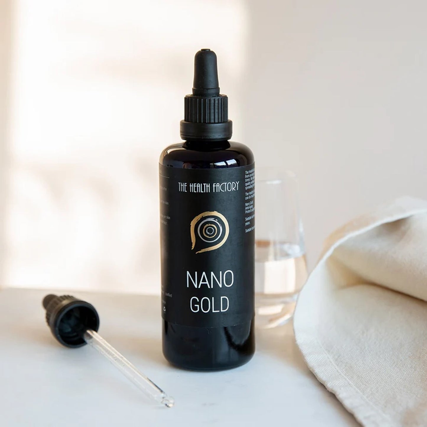 Health Factory Nano Gold 100ml with dropper