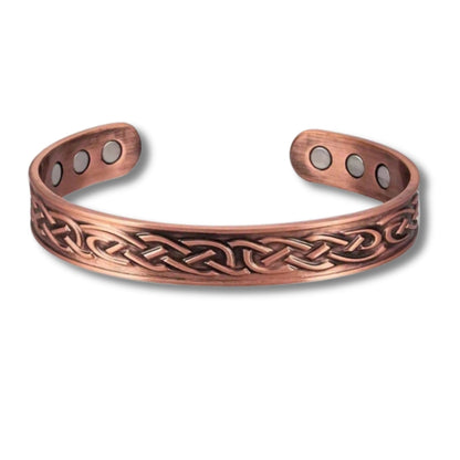 Mens Celtic Magnetic Copper bangle