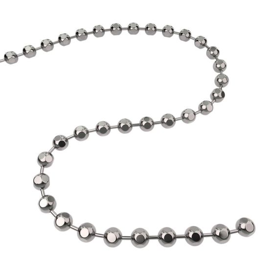Q-link stainless steel faceted bead chain for q-link pendants