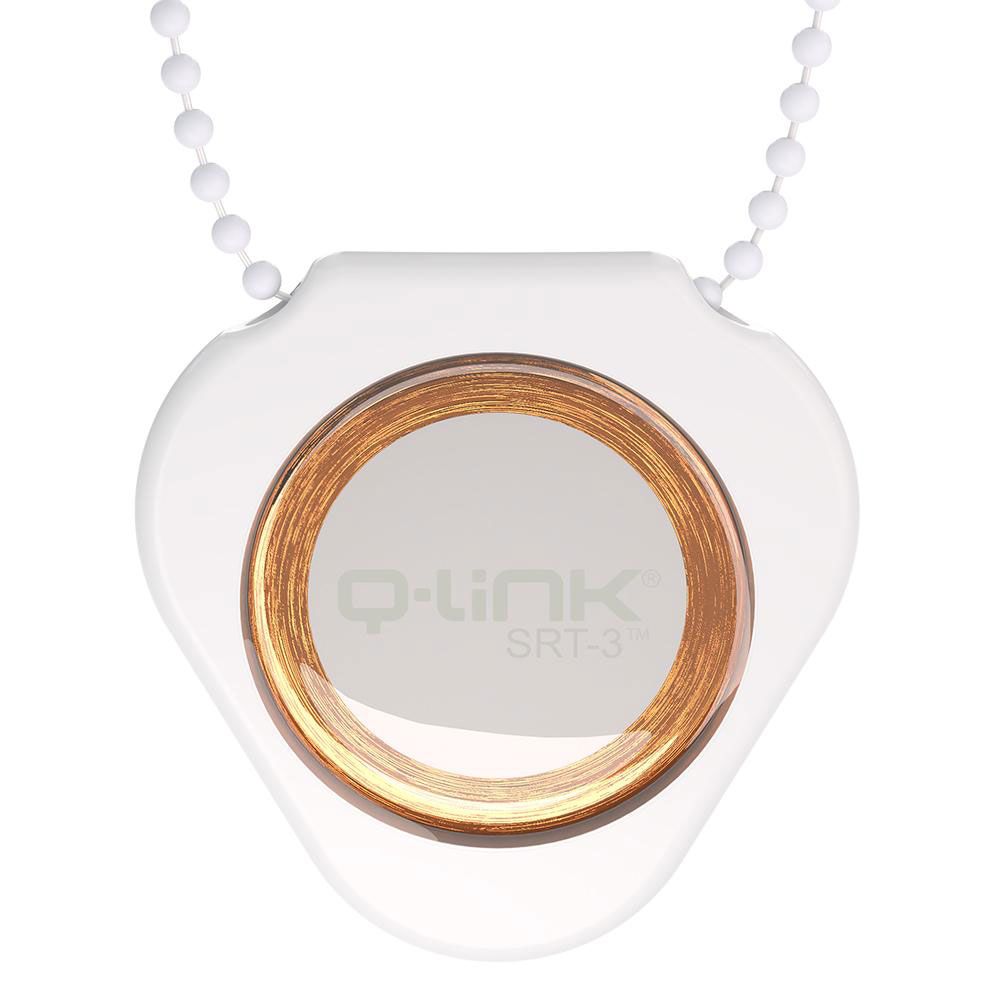 Q-link pendant white with bead chain