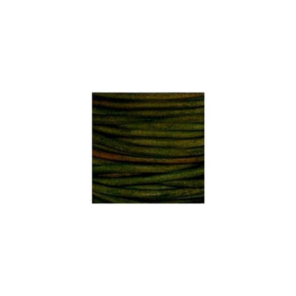 Q-link green leather cord for q-link pendants