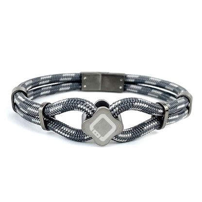 Trion:Z Icon Loop magnetic bracelet grey and silver
