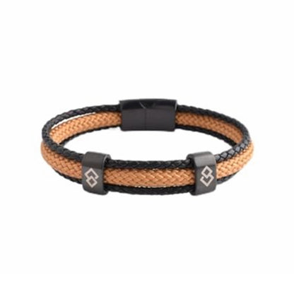 Trion:Z Zen Loop Bracelet Camel and Black