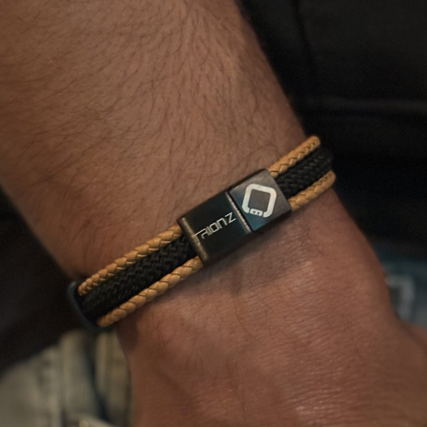 Trion:Z Zen Tri Loop bracelets on wrist