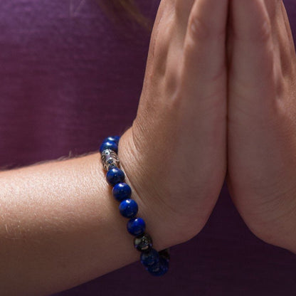 Zen:Z Premium Chi Lava Turquoise Magnetic Bracelet on wrist