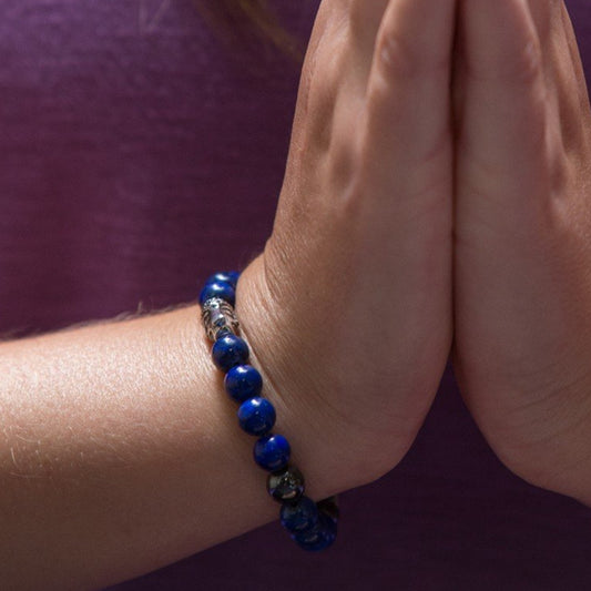 Zen:Z Premium Chi Lava Turquoise Magnetic Bracelet on wrist