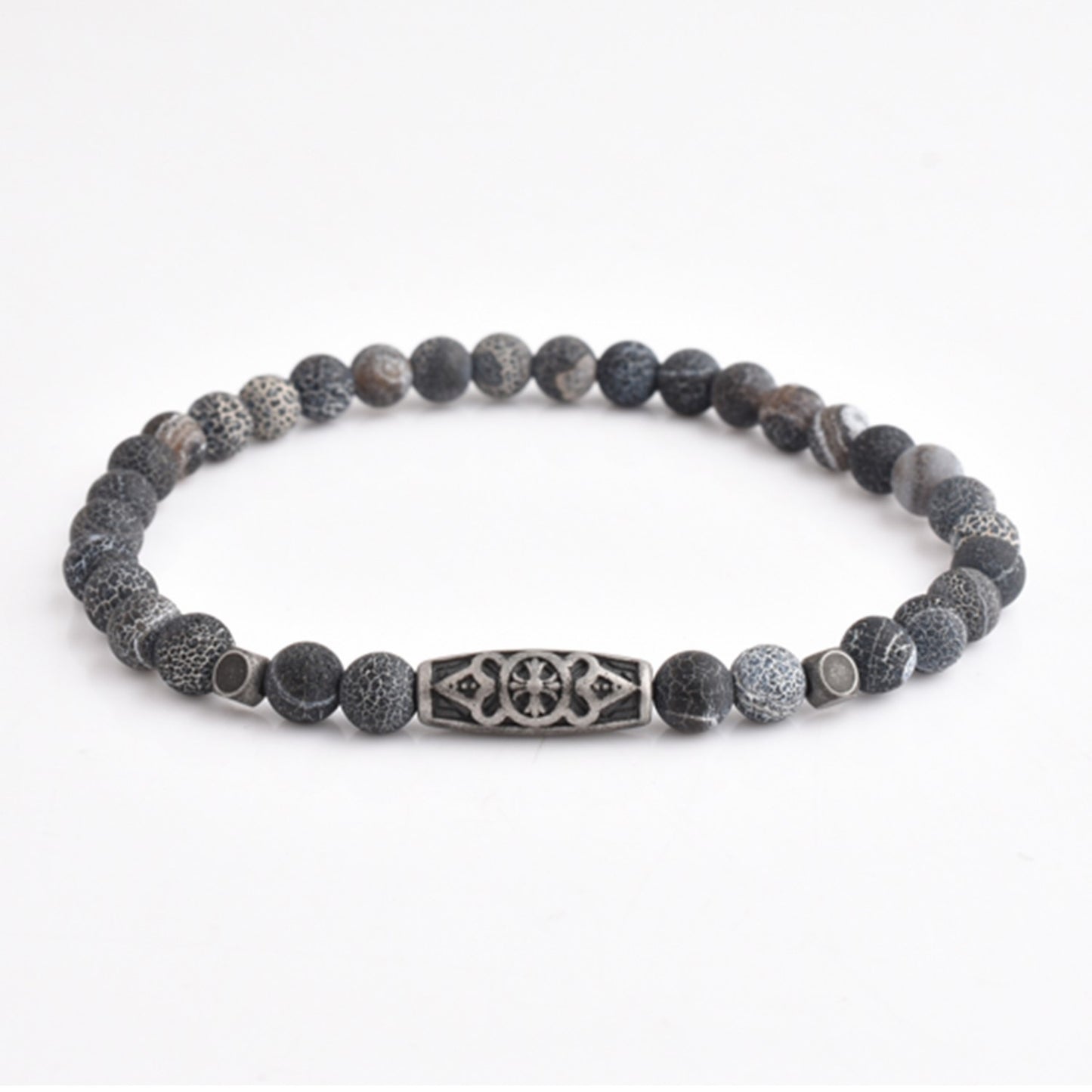 Zen-Z Stacker Magnetic Bracelet Weathering Agate